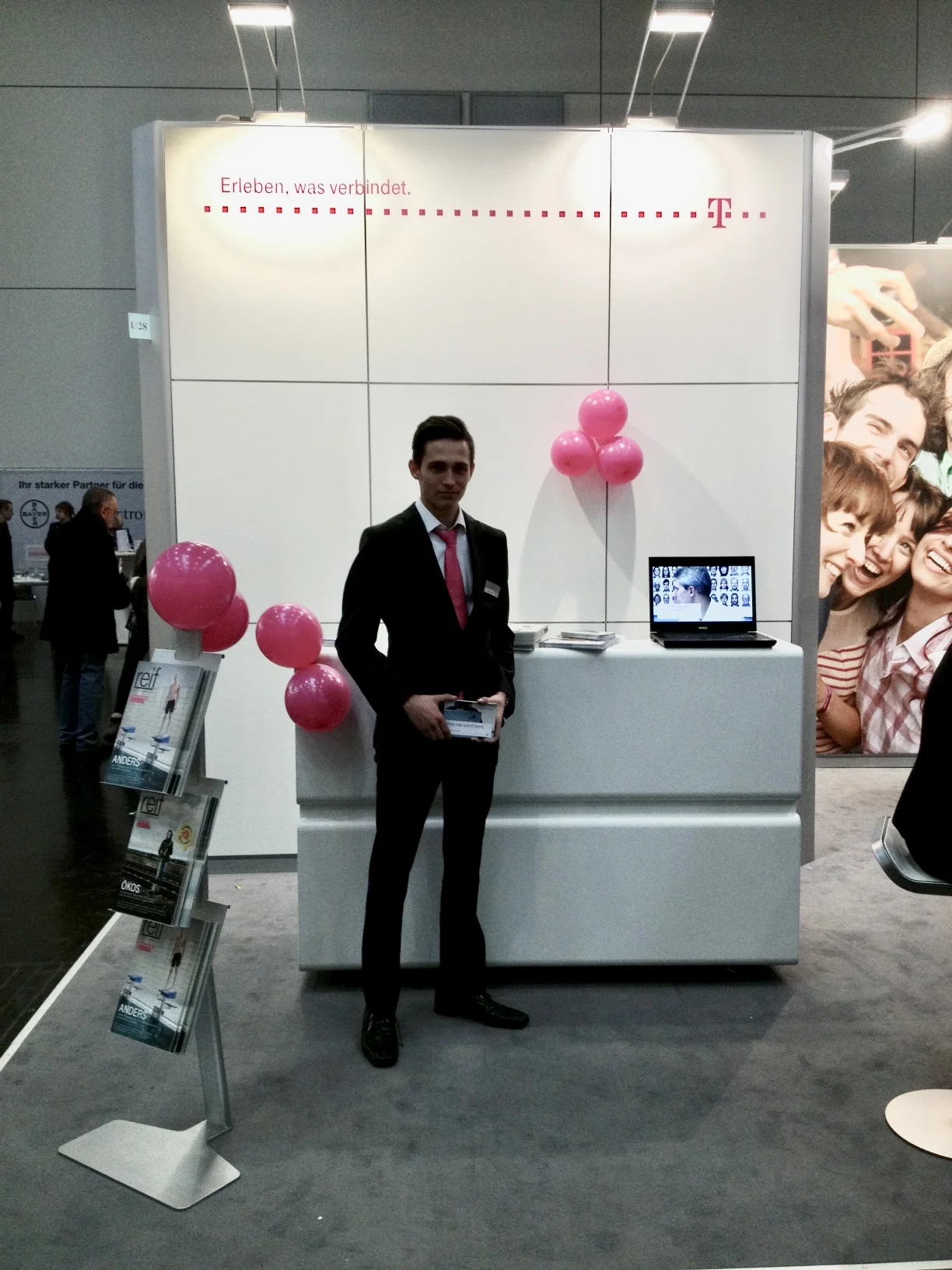 Prince Said Mehmedagic im Telekom Marketing Team